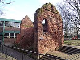 The red sandstone ruin