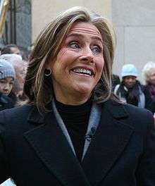 Photo of  Meredith Vieira in NYC, 2009.
