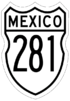 Federal Highway 281 shield