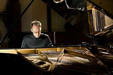 Michael Harrison at the piano
