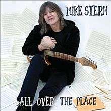 Mike Stern All Over the Place cover