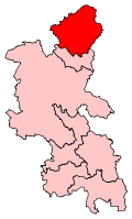 A medium constituency, to the far north of the county.