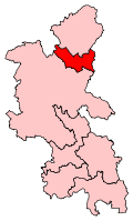 A medium constituency in the north of the county.