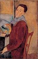 self-portrait by Modigliani
