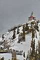 View of the existing weather observatory at the former site of the Sulphur Mountain Cosmic Ray Station