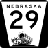Nebraska Highway 29 marker