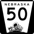 Nebraska Highway 50 marker