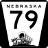 Nebraska Highway 79 marker