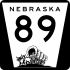 Nebraska Highway 89 marker