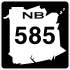 Route 585 shield