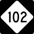 NC Highway 102 marker