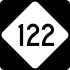 NC Highway 122 marker