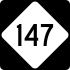 NC Highway 147 marker