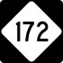 NC Highway 172 marker