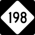 NC Highway 198 marker