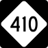 NC Highway 410 marker