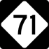 NC Highway 71 marker