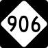 NC Highway 906 marker