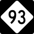 NC Highway 93 marker