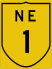 National Expressway 1 marker