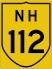 National Highway 112 marker