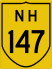 National Highway 147 marker