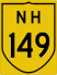 National Highway 149 marker