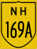 National Highway 169A marker