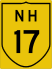 National Highway 17 marker