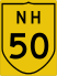 National Highway 50 marker