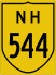 National Highway 544 marker