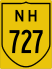 National Highway 727 marker