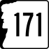 New Hampshire Route 171 marker
