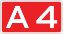 A4 motorway shield}}