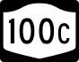 NYS Route 100C marker