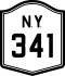 NYS Route 341 marker