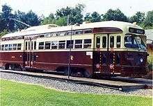 Photo of Toronto PCC streetcar 4603 at National Capital Trolley Museum in 2002.