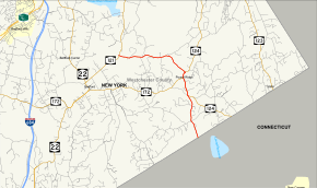 Map of New York State Route 137