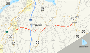 Map of New York State Route 172