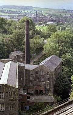 Torr Vale Mill in 1982, when the mill was still in use.