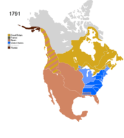 Map showing Non-Native Nations Claim_over NAFTA countries c. 1791