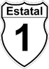 Nuevo Leon State Highway 1 shield
