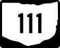 State Route 111 marker