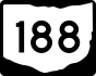 State Route 188 marker