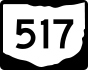 State Route 517 marker