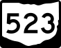 State Route 523 marker