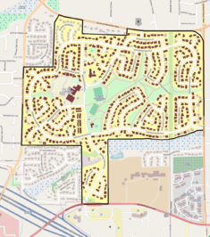 Map of district boundaries and contributing resources.