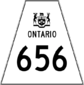 Highway 656 shield
