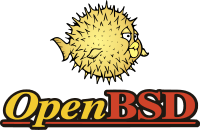 Puffy, the pufferfish mascot of OpenBSD posing in the official logo.