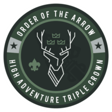 Order of the Arrow High Adventure Triple Crown.png